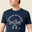 T-shirt manches courtes bleu marine homme