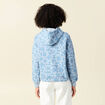 Sweat à capuche bleu ciel femme