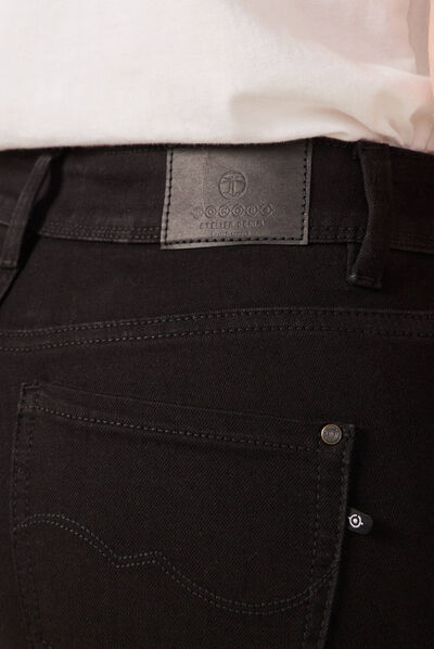 Jeans Yoko - bootcut denim noir femme