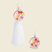 Boucles d'oreilles pendantes couleur or femme
