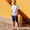 T-shirt manches courtes blanc homme