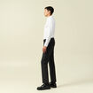 Pantalon chino droit longueur 32 noir homme