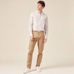 Chemise manches longues blanc homme