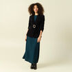 Robe sans manches bleu fonc&eacute; femme