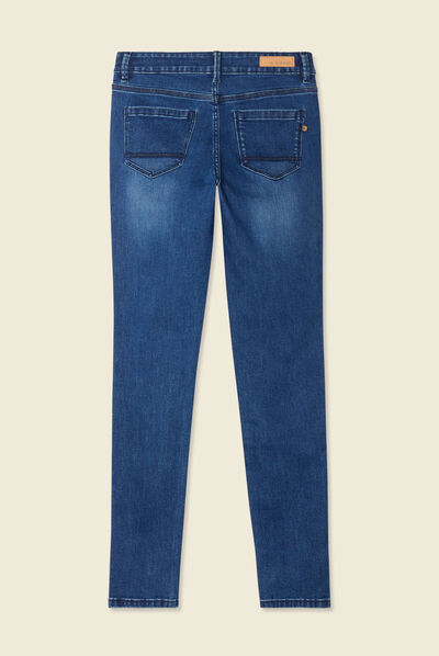 Jeans Lou - jegging denim stone femme