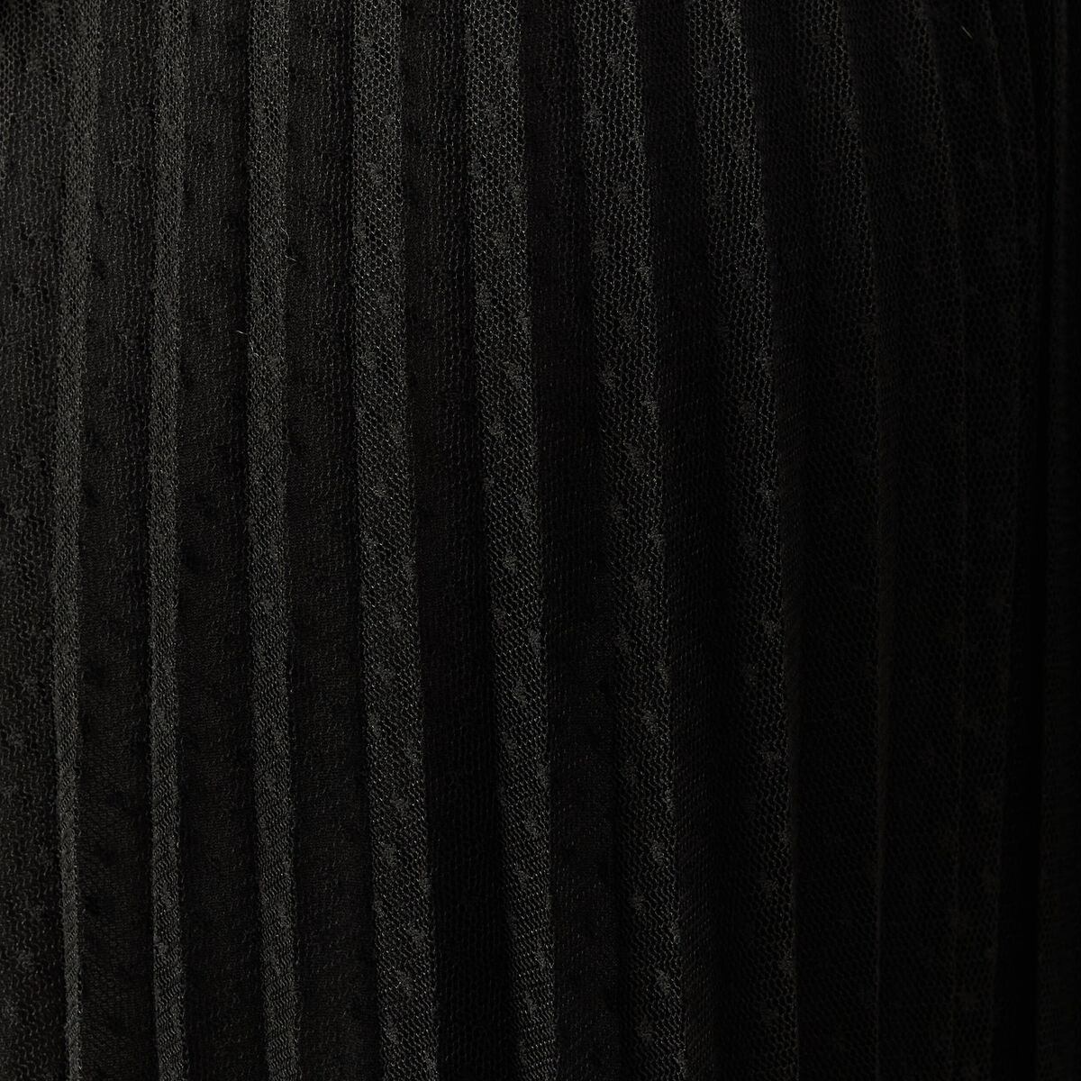 Jupe midi &eacute;vas&eacute;e tulle noir femme