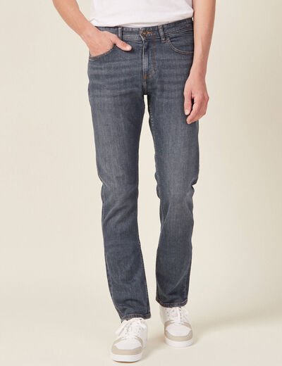 Jeans straight denim dirty homme