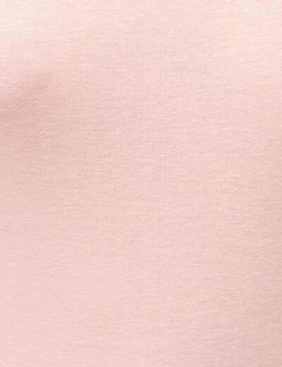 D&eacute;bardeur cintr&eacute; d&eacute;collet&eacute; sans manches rose clair femme