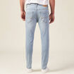 Jeans slim éco-responsable denim bleach homme