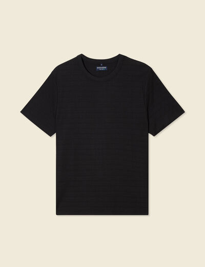T-shirt manches courtes noir homme