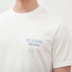 T-shirt en coton ecru homme