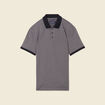 Polo manches courtes gris foncé homme