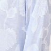 Chemise en coton col V manches longues bleu gris femme