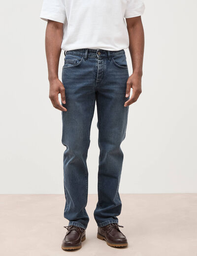 Jeans regular longueur 34 denim stone homme