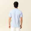 Polo éco-responsable denim snow gris homme