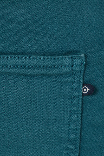 Bermuda éco-responsable vert canard homme