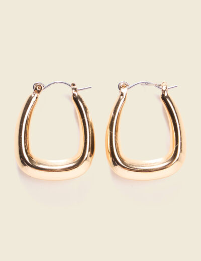 Boucles d'oreilles couleur or femme
