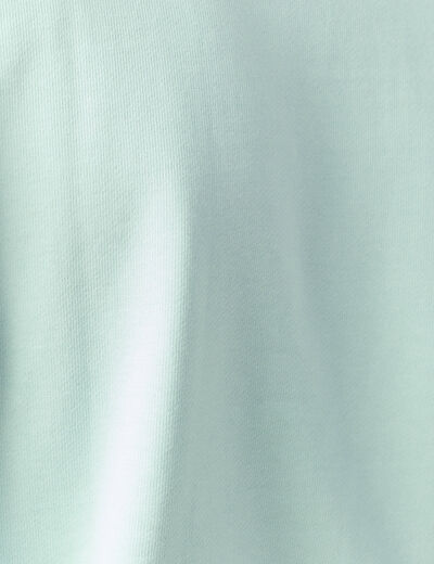 Sweat manches longues en coton bleu gris homme