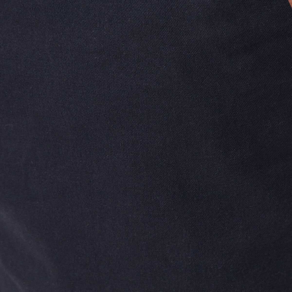 Pantalon chino longueur 32 bleu fonc&eacute; homme