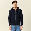 Sweat éco-responsable bleu marine homme