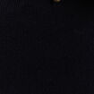 Pull sans manches col en V bleu marine femme