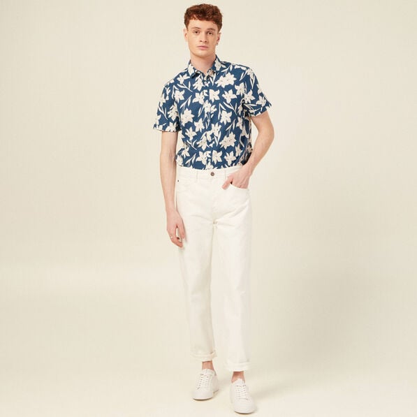 chemise manches courtes bleu homme Chemise manches courtes bleu homme
