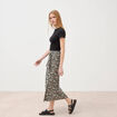 Jupe fluide noir femme