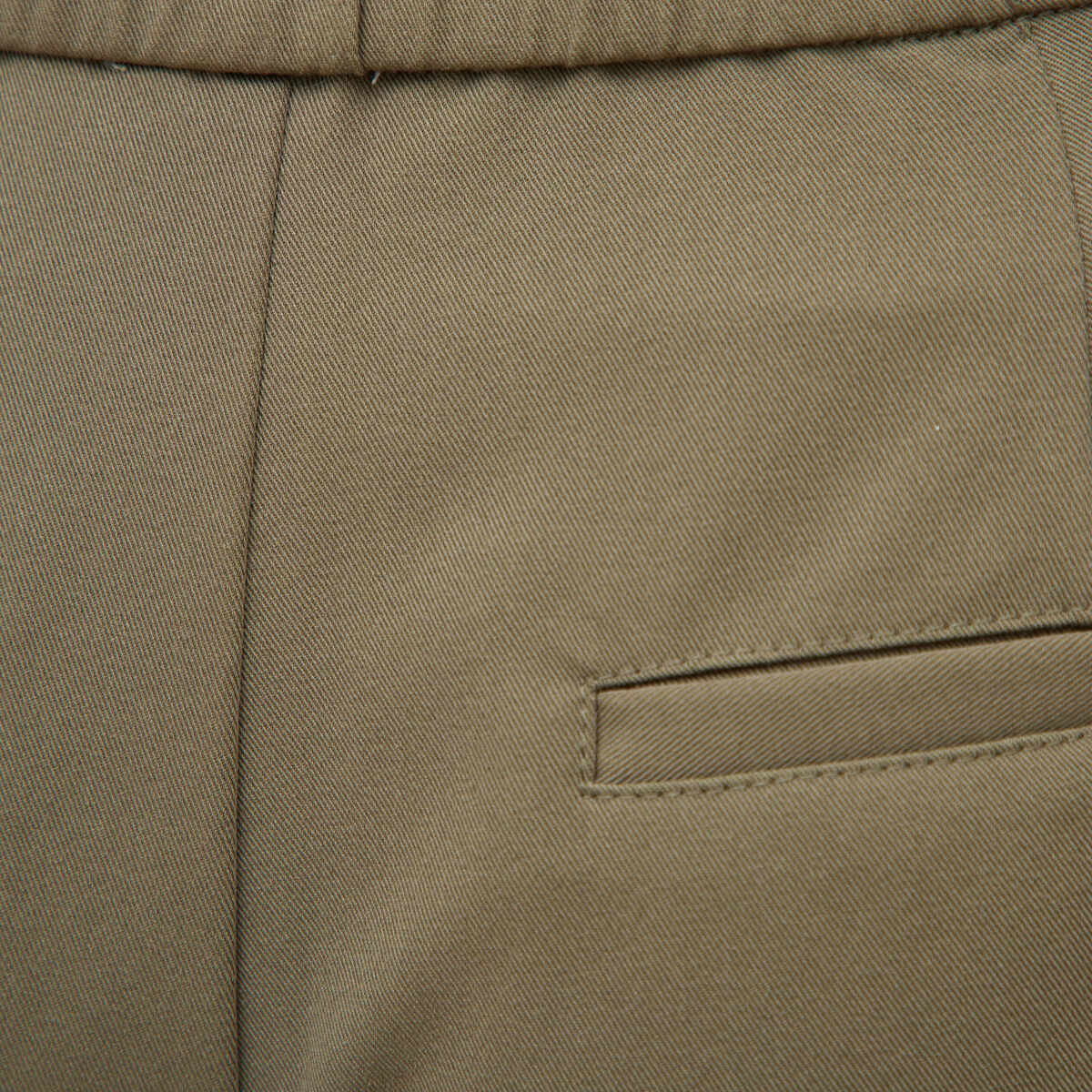 Pantalon large taille haute fluide camel femme