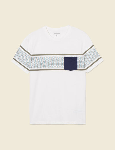T-shirt manches courtes vert kaki homme