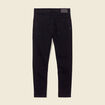Jeans tapered 5 poches denim noir homme
