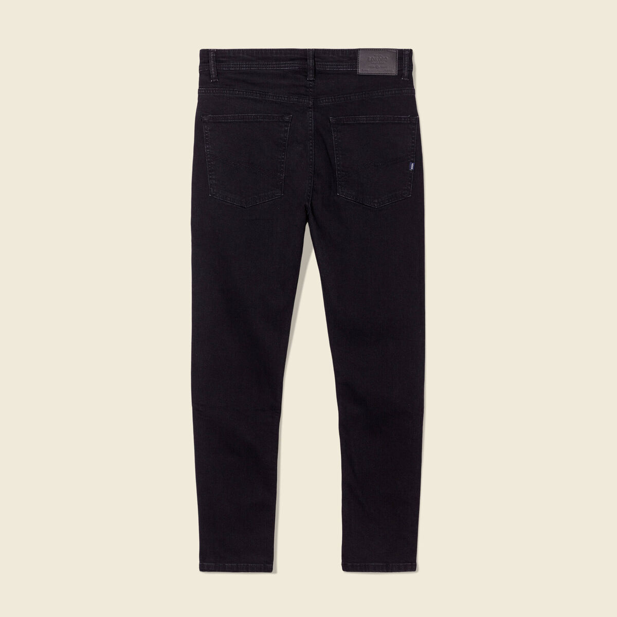 Jeans tapered 5 poches denim noir homme