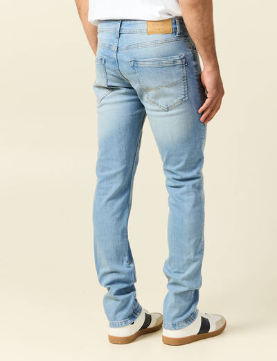 Jeans slim denim used homme