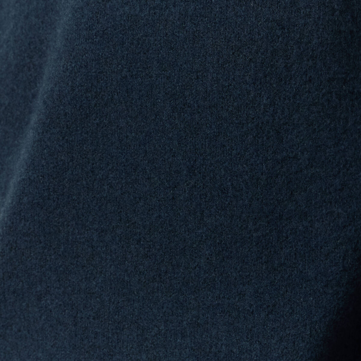Pull manches longues col rond bleu marine homme