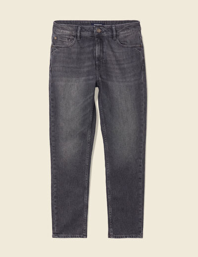 Jeans slim 7/8ème denim gris femme