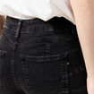 Jeans bootcut 5 poches denim gris femme
