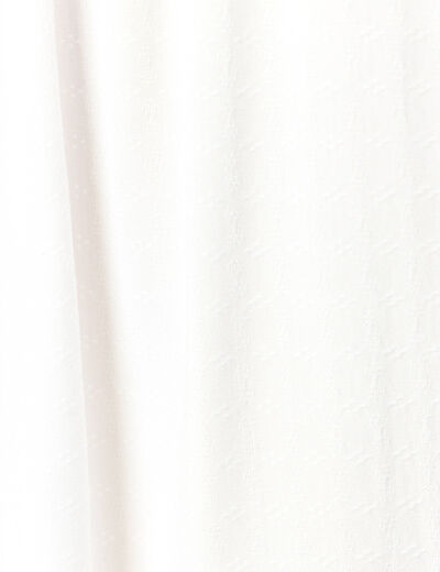 Chemise manches courtes ecru femme