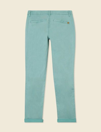 Pantalon chino Instinct vert foncé femme