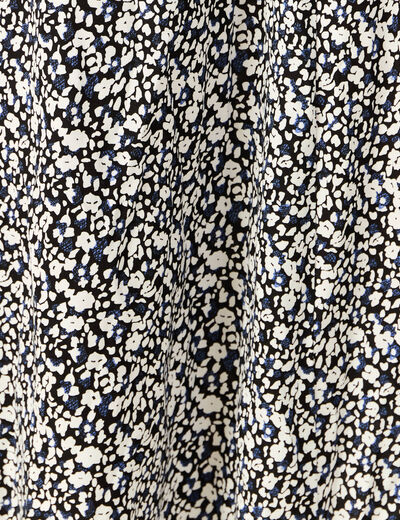 Robe longue éco-responsable bleu femme