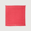 Foulard en coton rouge homme
