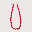 Collier rouge femme