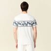 T-shirt éco-responsable bleu ciel homme