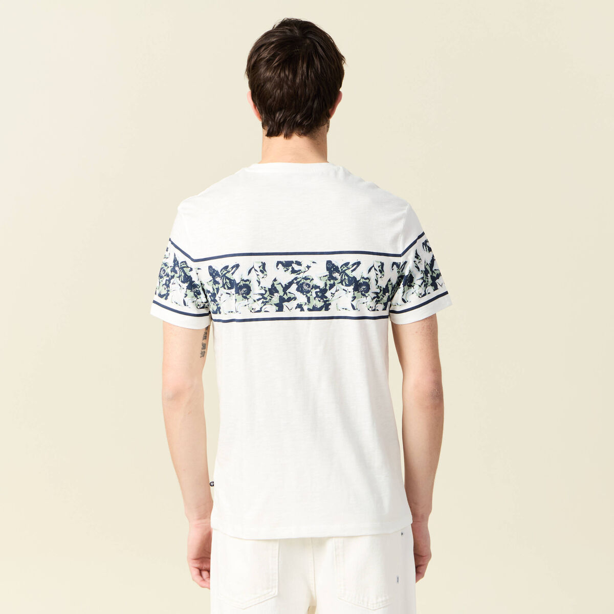 T-shirt éco-responsable bleu ciel homme