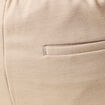 Short droit avec cordon beige homme