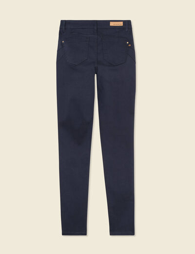 Pantalon Audrey - skinny push up bleu marine femme