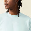 T-shirt manches courtes bleu gris homme
