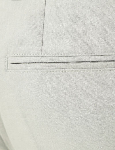 Pantalon chino straight bleu gris homme