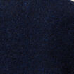 Pull col V manches longues bleu marine femme