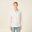 Chemise éco-responsable blanc femme
