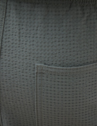Bermuda vert kaki homme