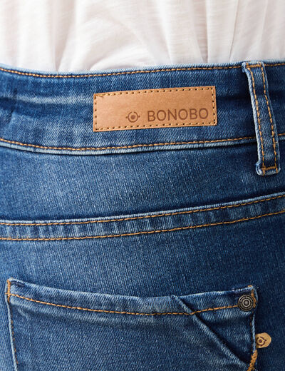 Jeans Vanessa - slim taille basse 7/8ème denim stone femme